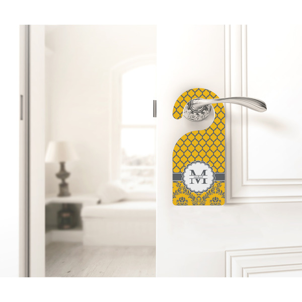 Damask & Moroccan Door Hanger - LIFESTYLE