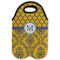 Damask & Moroccan Double Wine Tote - Flat (new)