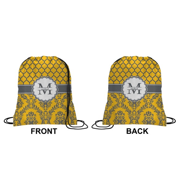 Damask & Moroccan Drawstring Backpack