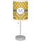 Damask & Moroccan Lamp with Drum Shade (Personalized)