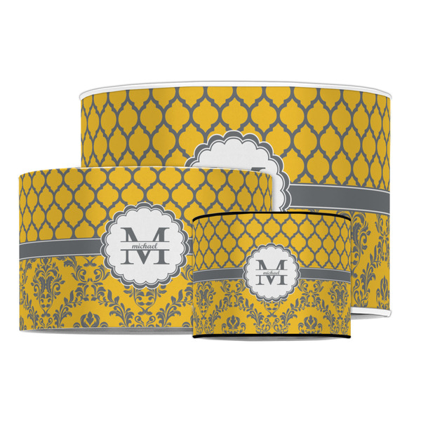 Damask & Moroccan Drum Lampshades - MAIN