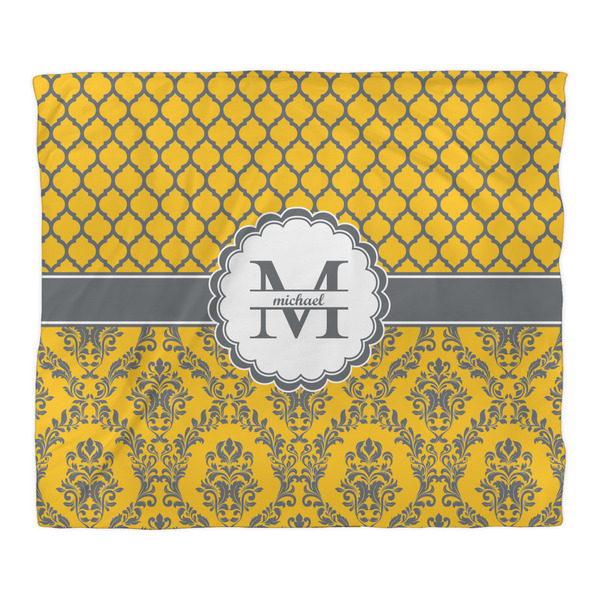Damask & Moroccan Duvet Cover - King - Front