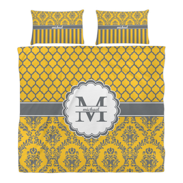 Damask & Moroccan Duvet Cover Set - King - Alt Approval