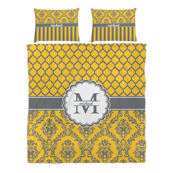 Damask & Moroccan Duvet cover Set - Queen - Alt Approval