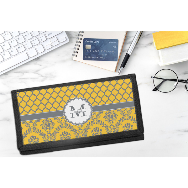Damask & Moroccan DyeTrans Checkbook Cover - LIFESTYLE