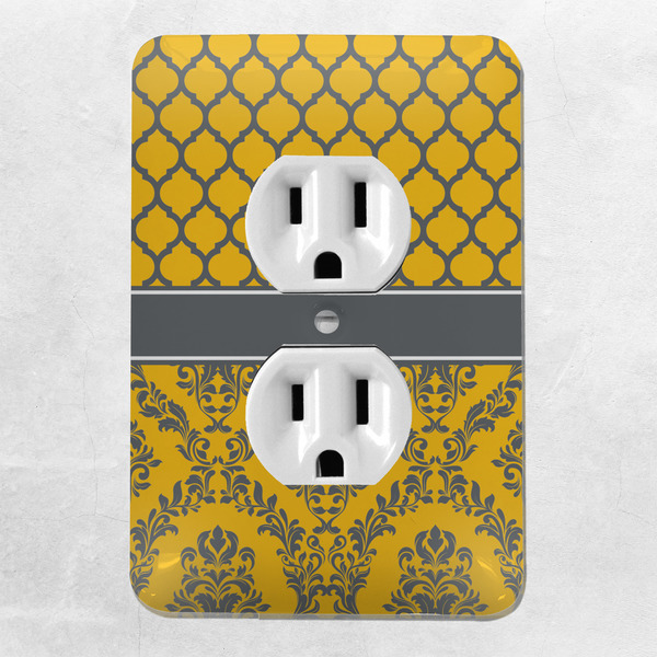 Damask & Moroccan Electric Outlet Plate - LIFESTYLE
