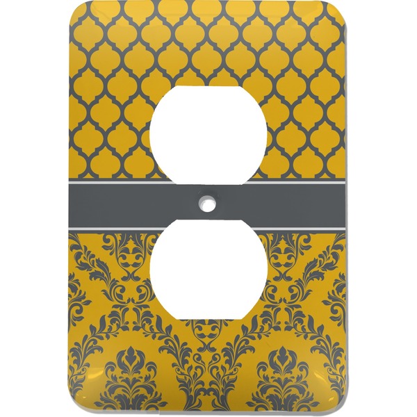 Custom Damask & Moroccan Electric Outlet Plate