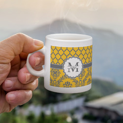 Damask & Moroccan Single Shot Espresso Cup - Single (Personalized)