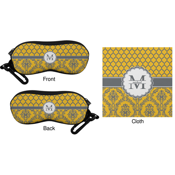 Damask & Moroccan Eyeglass Case & Cloth (Approval)
