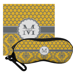 Damask & Moroccan Eyeglass Case & Cloth (Personalized)