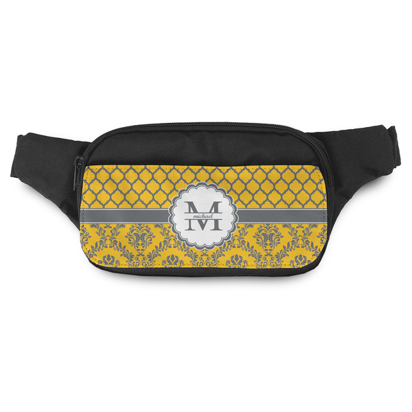 Custom Damask & Moroccan Fanny Pack - Modern Style (Personalized)