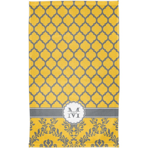 Damask & Moroccan Finger Tip Towel - Full View
