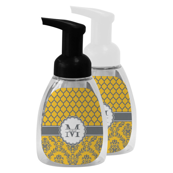 Damask & Moroccan Foam Soap Bottles - Main