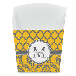 Damask & Moroccan French Fry Favor Boxes (Personalized)
