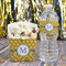 Damask & Moroccan French Fry Favor Box - w/ Water Bottle