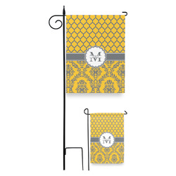 Damask & Moroccan Garden Flag (Personalized)