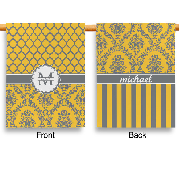 Damask & Moroccan Garden Flags - Large - Double Sided - APPROVAL