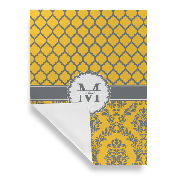 Damask & Moroccan Garden Flags - Large - Single Sided - FRONT FOLDED