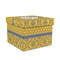 Damask & Moroccan Gift Boxes with Lid - Canvas Wrapped - Medium - Front/Main