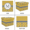 Damask & Moroccan Gift Boxes with Lid - Canvas Wrapped - Small - Approval