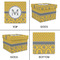 Damask & Moroccan Gift Boxes with Lid - Canvas Wrapped - XX-Large - Approval