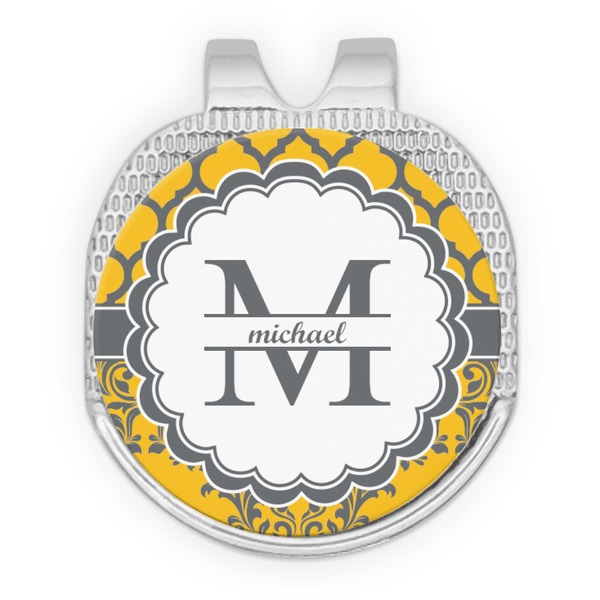 Damask & Moroccan Golf Ball Hat Marker Hat Clip