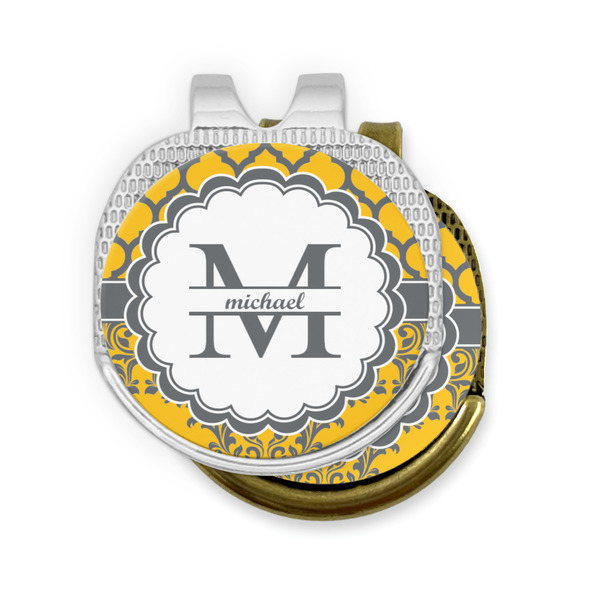 Damask & Moroccan Golf Ball Marker Hat Clip - PARENT/MAIN