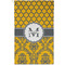 Damask & Moroccan Golf Towel (Personalized) - APPROVAL (Small Full Print)