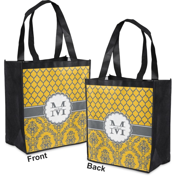 Damask & Moroccan Grocery Bag - Apvl