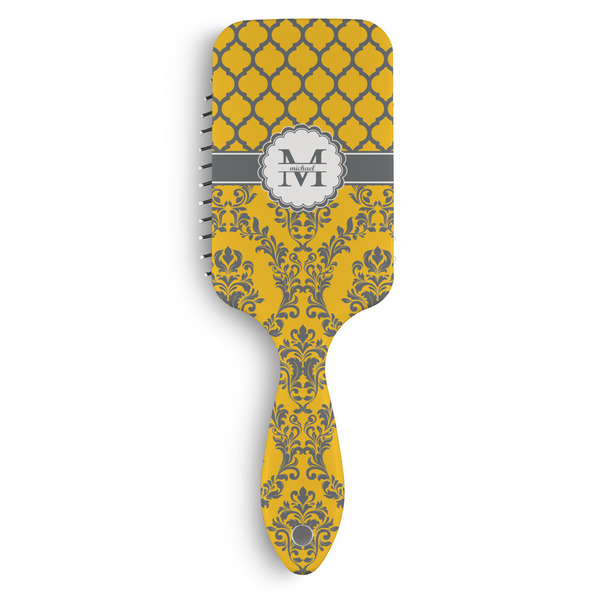 Custom Damask & Moroccan Hair Brushes (Personalized)