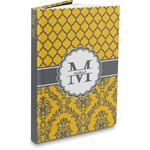 Damask & Moroccan Hardbound Journal - 7.25" x 10" (Personalized)