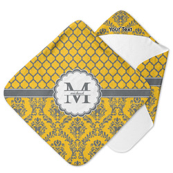 Damask & Moroccan Hooded Baby Towel (Personalized)
