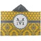 Damask & Moroccan Kids Hooded Towel (Personalized)