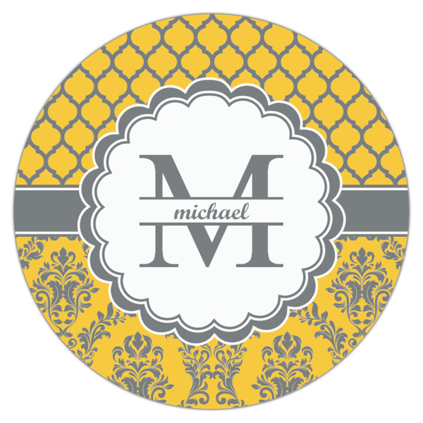 Damask & Moroccan Icing Circle - Small - Single