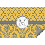 Damask & Moroccan Indoor / Outdoor Rug - 8'x10' (Personalized)