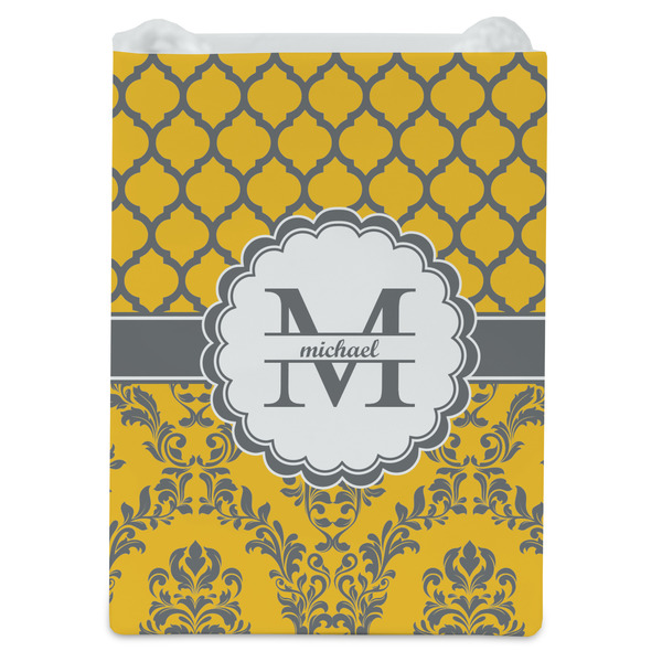 Damask & Moroccan Jewelry Gift Bag - Matte - Front