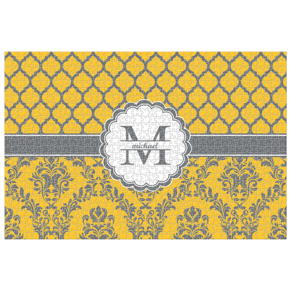 Custom Damask & Moroccan Jigsaw Puzzle - 1000-piece (Personalized)
