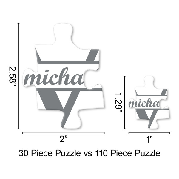 Damask & Moroccan Jigsaw Puzzle - Piece Comparison