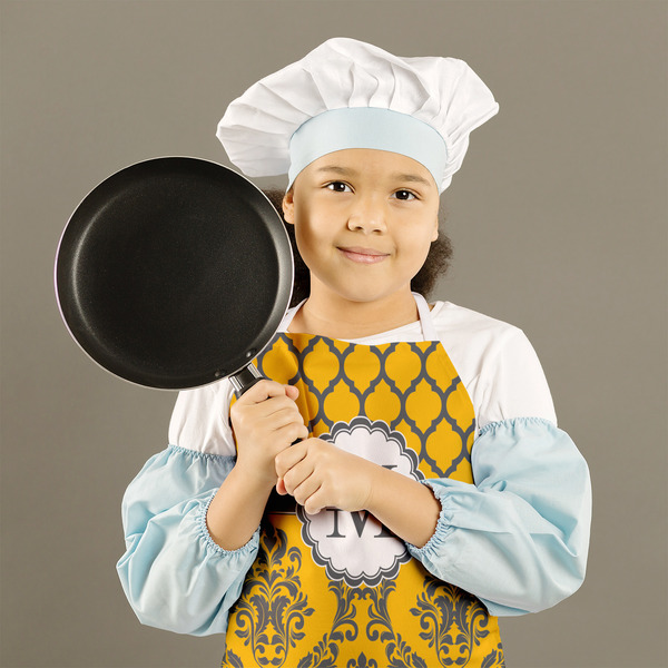 Damask & Moroccan Kid's Aprons - Medium - Lifestyle