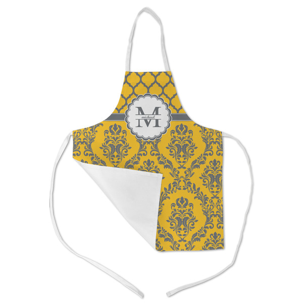 Damask & Moroccan Kid's Aprons - Medium - Main (med/lrg)