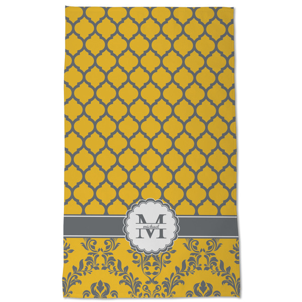 Damask & Moroccan Kitchen Towel - Poly Cotton - Full Front