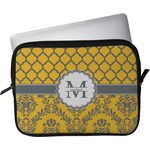 Damask & Moroccan Laptop Sleeve / Case - 15" (Personalized)