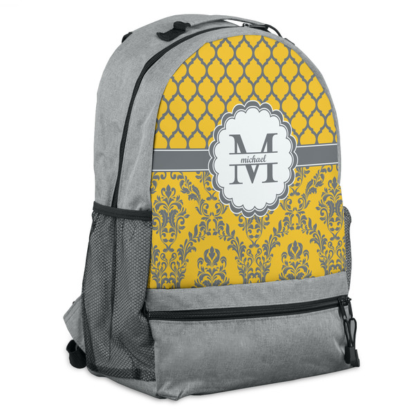 Custom Damask & Moroccan Backpack (Personalized)