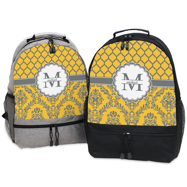 Damask & Moroccan Large Backpacks - Both
