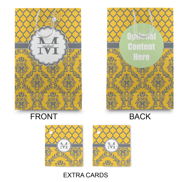 Damask & Moroccan Large Gift Bag - Approval