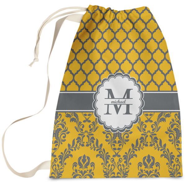 Custom Damask & Moroccan Laundry Bag (Personalized)