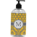 Damask & Moroccan Plastic Soap / Lotion Dispenser (Personalized)