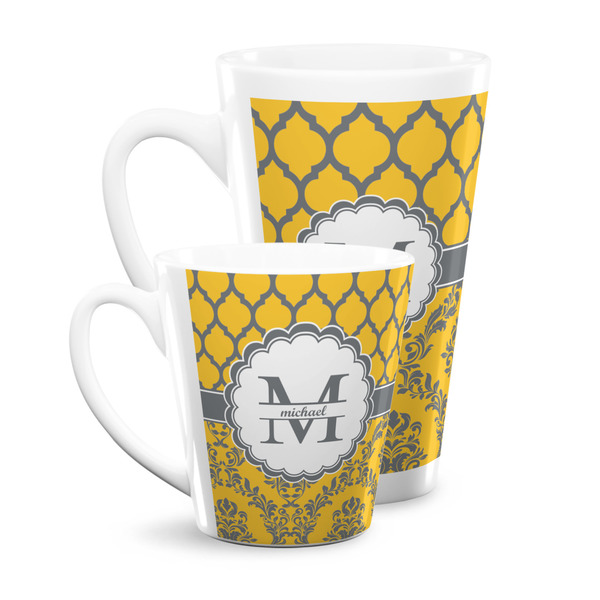 Damask & Moroccan Latte Mugs Main