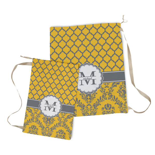 Damask & Moroccan Laundry Bag - Both Bags