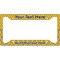 Damask & Moroccan License Plate Frame - Style A